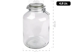 Die moderne Hausfrau Einmachglas 4,8 l GOTHIKA 6 x Einmachglas