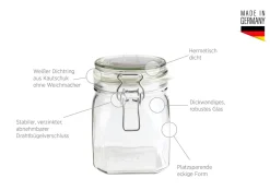 Die moderne Hausfrau Einmachglas mit Deckel, 75 cl GOTHIKA
