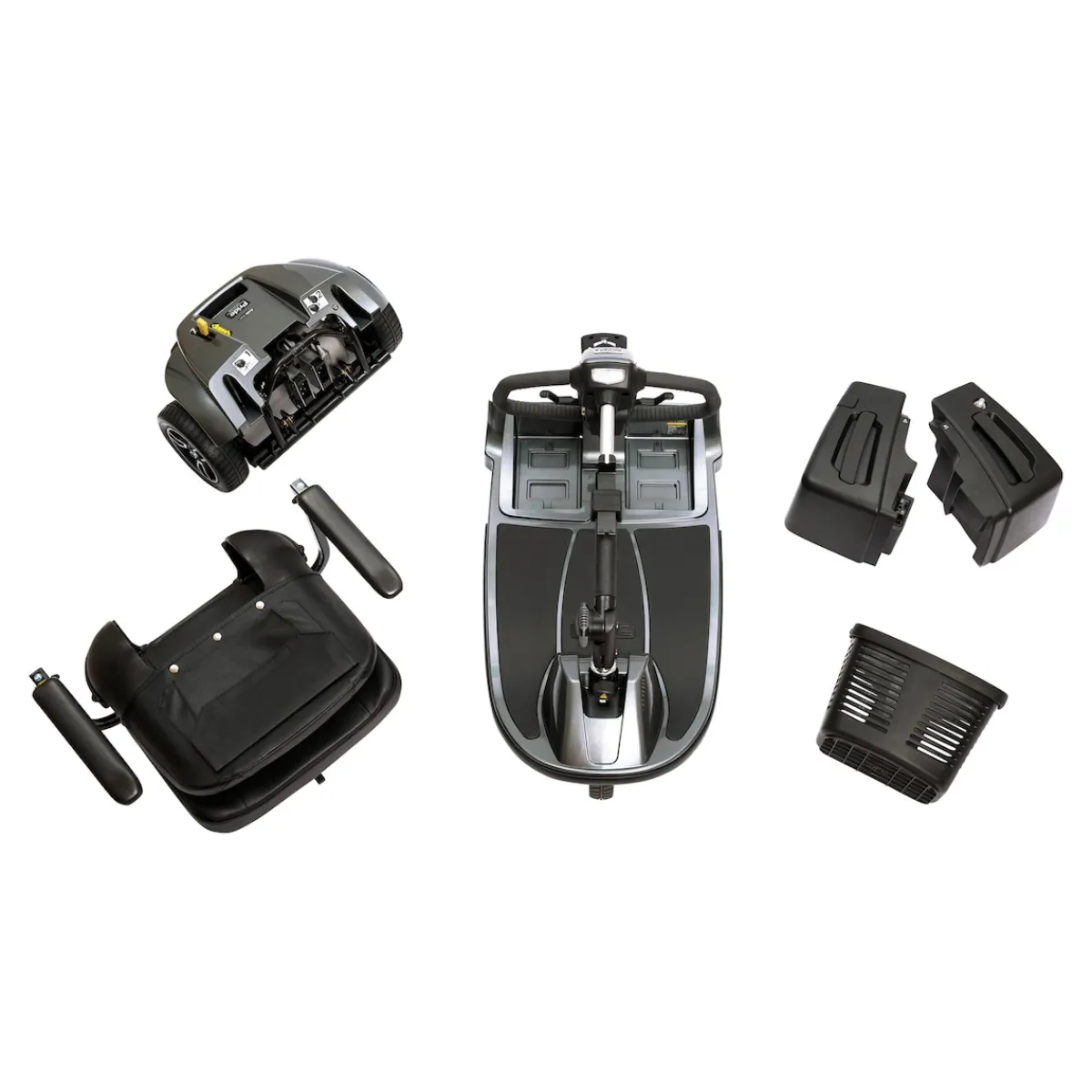 Die moderne Hausfrau Elektromobil M43+, 6 km/h, 320 Watt anthrazit