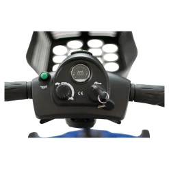 Die moderne Hausfrau Elektromobil M24 SL, 6 km/h, zerlegbar, extrem leicht blau