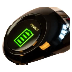 Die moderne Hausfrau Elektroroller AT52317 mit Tasche & Korb rot