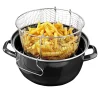 Die moderne Hausfrau Emaille-Frittiertopf