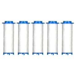 Die moderne Hausfrau Ersatzfilter für Turbo-Duschkopf, 5 Stück