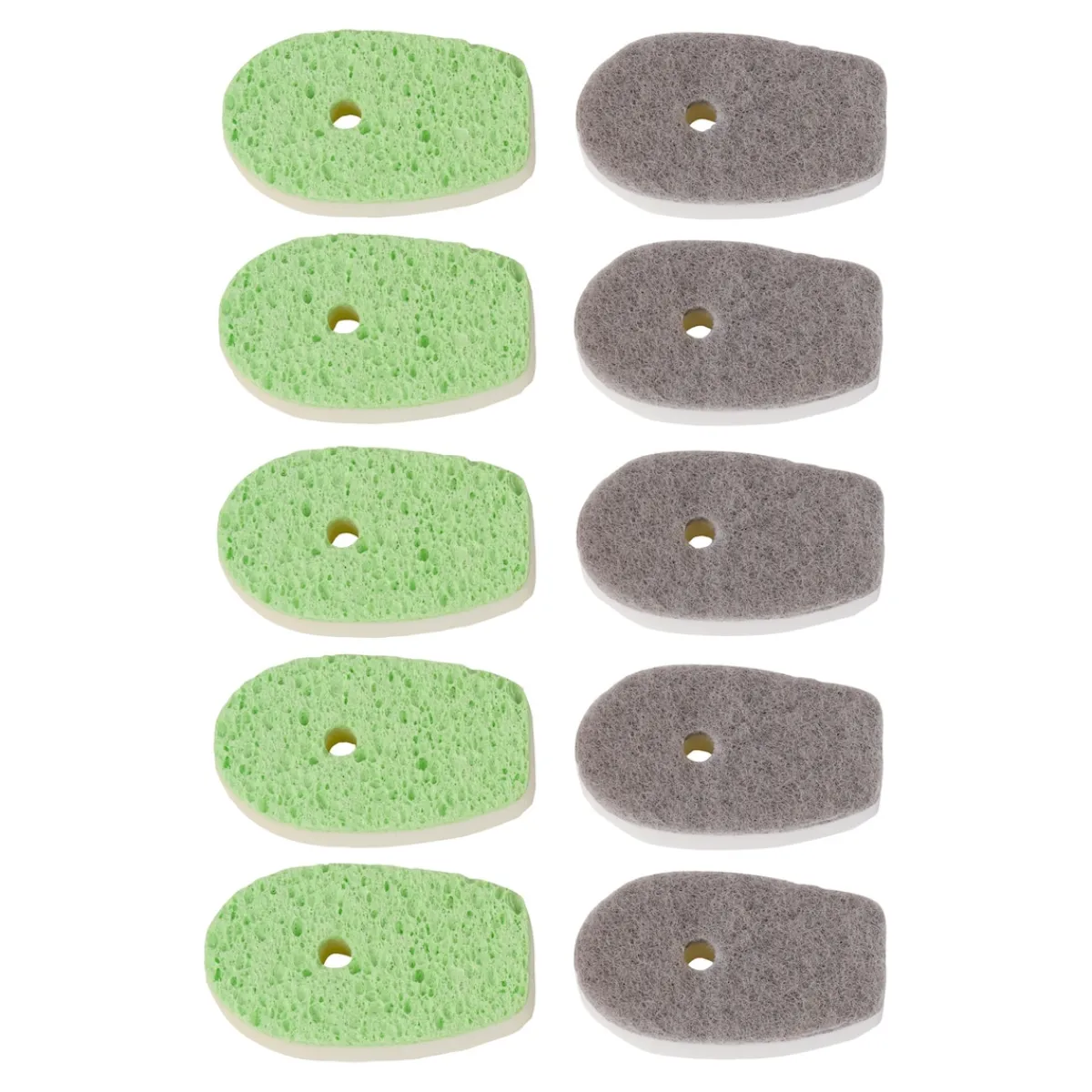 Die moderne Hausfrau Ersatzpads für Spülbürste, 10 Stück