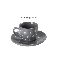 Die moderne Hausfrau Espressotassen-Set, 12-teilig