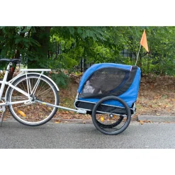 Die moderne Hausfrau Fahrrad-Hundeanhänger