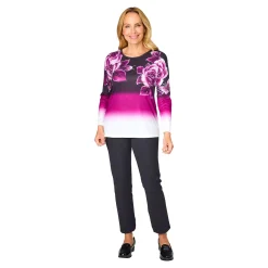 Damen Die moderne Hausfrau Fashion-Shirt „Rosenwelt“