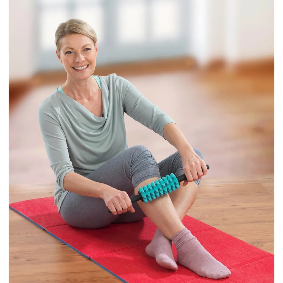 Die moderne Hausfrau Faszien- und Massageroller 2in1