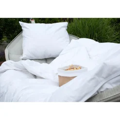 Die moderne Hausfrau Feder-Daunen Kopfkissen "Zirbe" 80x80 cm