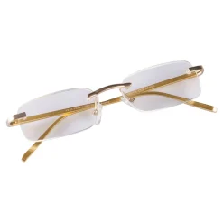 Die moderne Hausfrau Fertiglesebrille + Gratis Etui gold