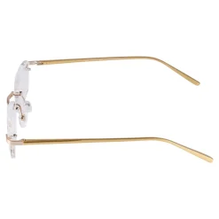 Die moderne Hausfrau Fertiglesebrille + Gratis Etui gold