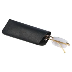 Die moderne Hausfrau Fertiglesebrille + Gratis Etui gold