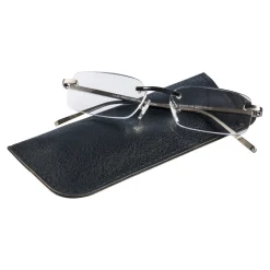 Die moderne Hausfrau Fertiglesebrille + Gratis Etui grau