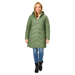 Damen Die moderne Hausfrau Figur-Steppmantel mit Trägern 