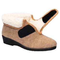 Damen Die moderne Hausfrau Filz-Hausschuh "Tina"