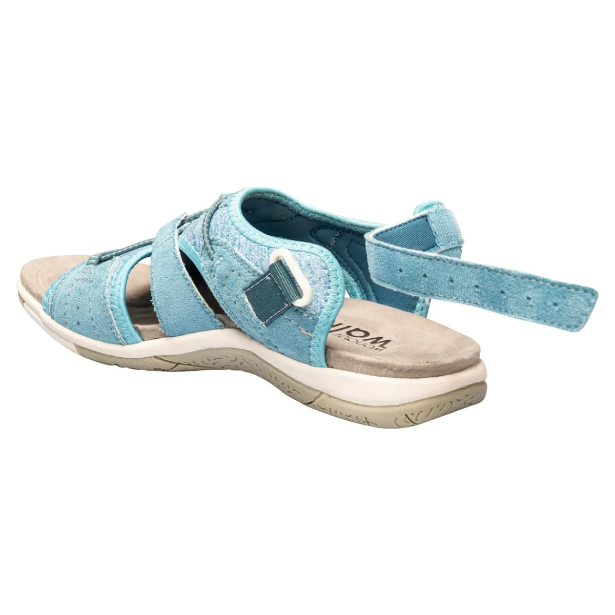 Damen Die moderne Hausfrau Freizeit-Sandale „Franzi“ rauchblau