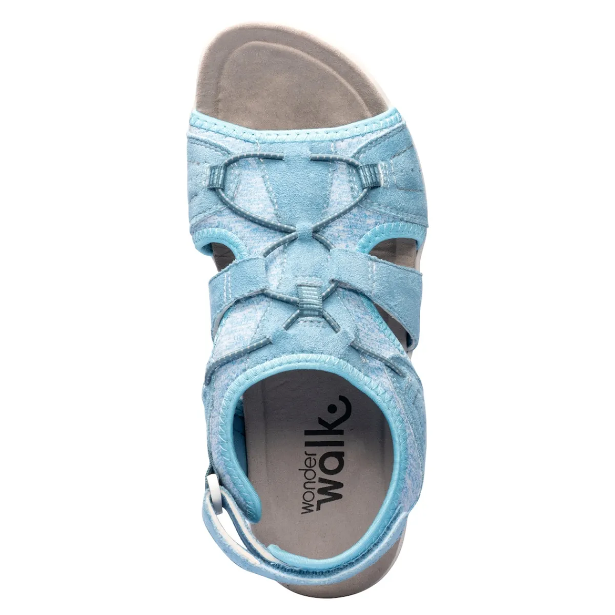 Damen Die moderne Hausfrau Freizeit-Sandale „Franzi“ rauchblau