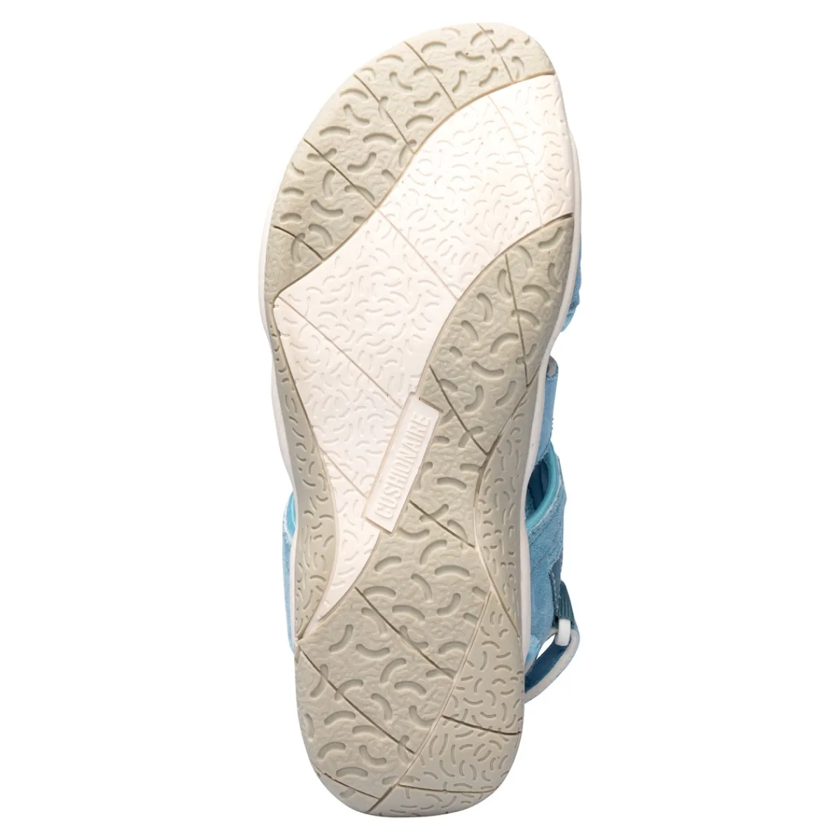 Damen Die moderne Hausfrau Freizeit-Sandale „Franzi“ rauchblau