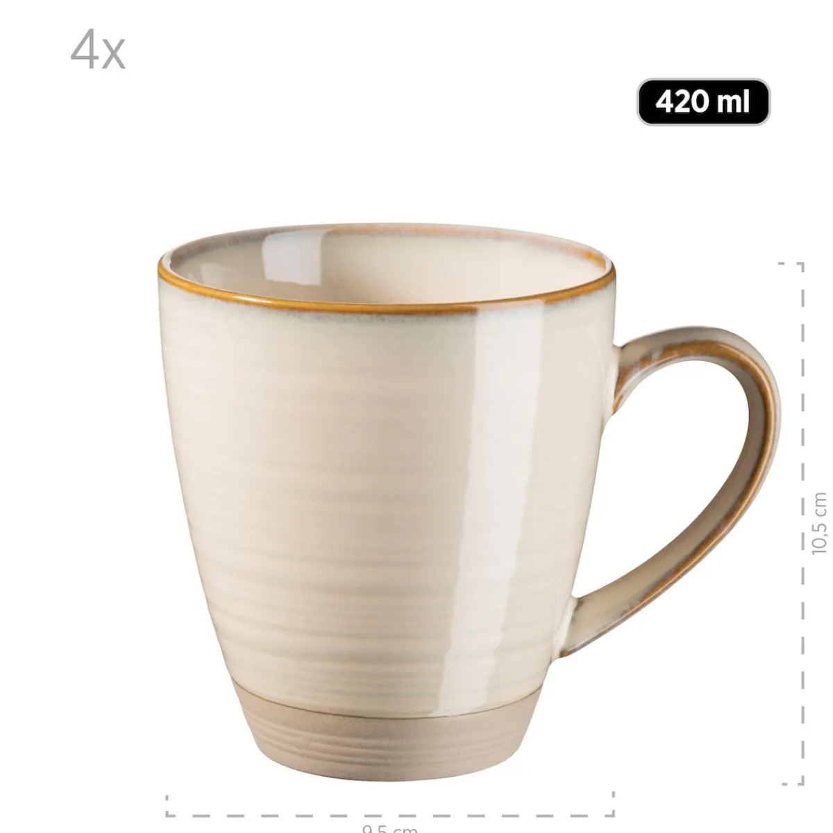 Die moderne Hausfrau Frühstücksgeschirr, Keramik Nottingham