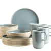 Die moderne Hausfrau Frühstücksset, Steinzeug Candy Blau