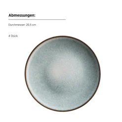 Die moderne Hausfrau Frühstücksset, Steinzeug Smoky's Grün