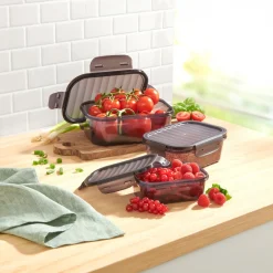 Die moderne Hausfrau Frischhaltedosen „Klick“, 3 Stück