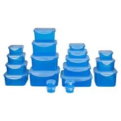 Die moderne Hausfrau Frischhaltedosen-Set mit Klickverschluss, 20 Stück