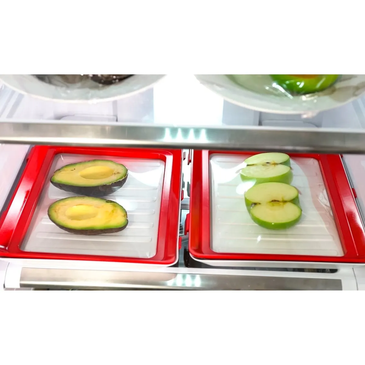 Die moderne Hausfrau Frischhaltesystem "Clever Tray" 30 x 23 x 2 cm, 2 Stück