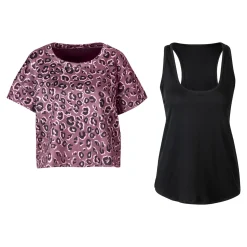 Damen Die moderne Hausfrau Funktionsshirt „Leo“ 2 in 1