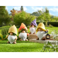 Die moderne Hausfrau Gartenfigur „Fruchtwichtel" Toni Traube