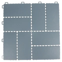 Die moderne Hausfrau Gartenplatten, 4 Stück anthrazit