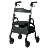 Die moderne Hausfrau Gehhilfe W04 mit Sitztasche, klappbar grün