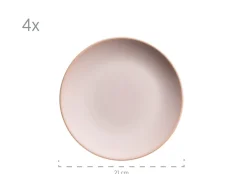 Die moderne Hausfrau Geschirr-Set, Keramik Ossia Hellblau