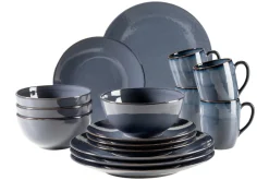 Die moderne Hausfrau Geschirr-Set, Keramik Ossia Hellblau