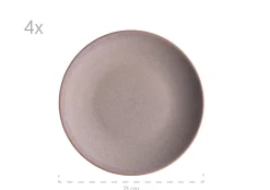 Die moderne Hausfrau Geschirr-Set, Keramik Ossia Hellblau