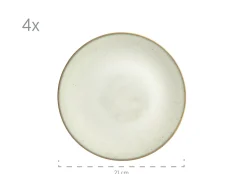 Die moderne Hausfrau Geschirr-Set, Keramik Ossia Hellblau