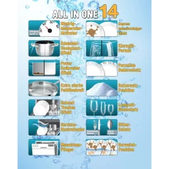 Die moderne Hausfrau Geschirrspülpulver All in One, 1 kg