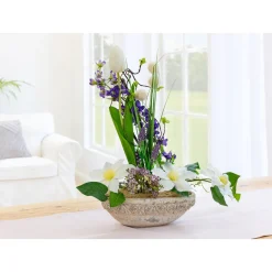 Die moderne Hausfrau Gesteck in Keramikschale „XXL“