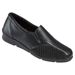 Damen Die moderne Hausfrau Hallux-Wärmehalbschuh schwarz