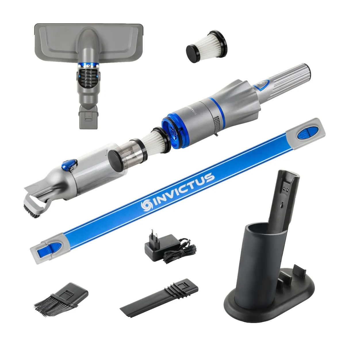 Die moderne Hausfrau Hand und Bodenstaubsauger "Invictus One 2.0"