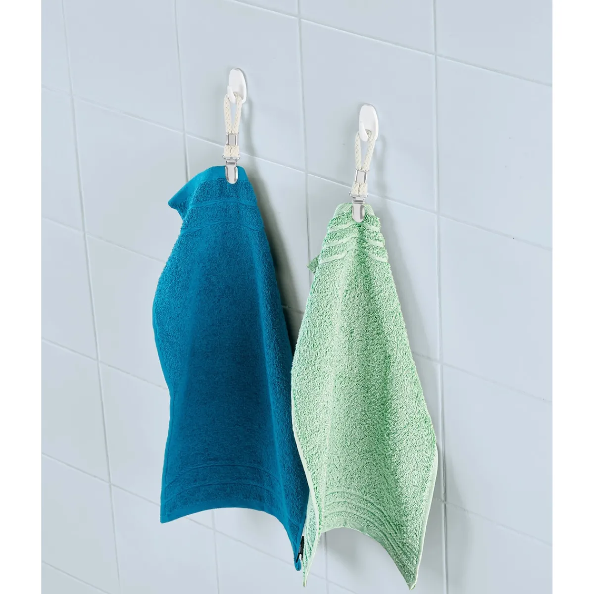 Die moderne Hausfrau Handtuchaufhänger, 4 Stück