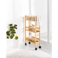 Die moderne Hausfrau Haushalts-Rollwagen 