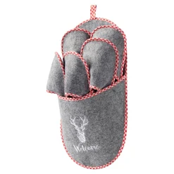 Damen Die moderne Hausfrau Hauspantoffel-Garage "Welcome", 5 Paar