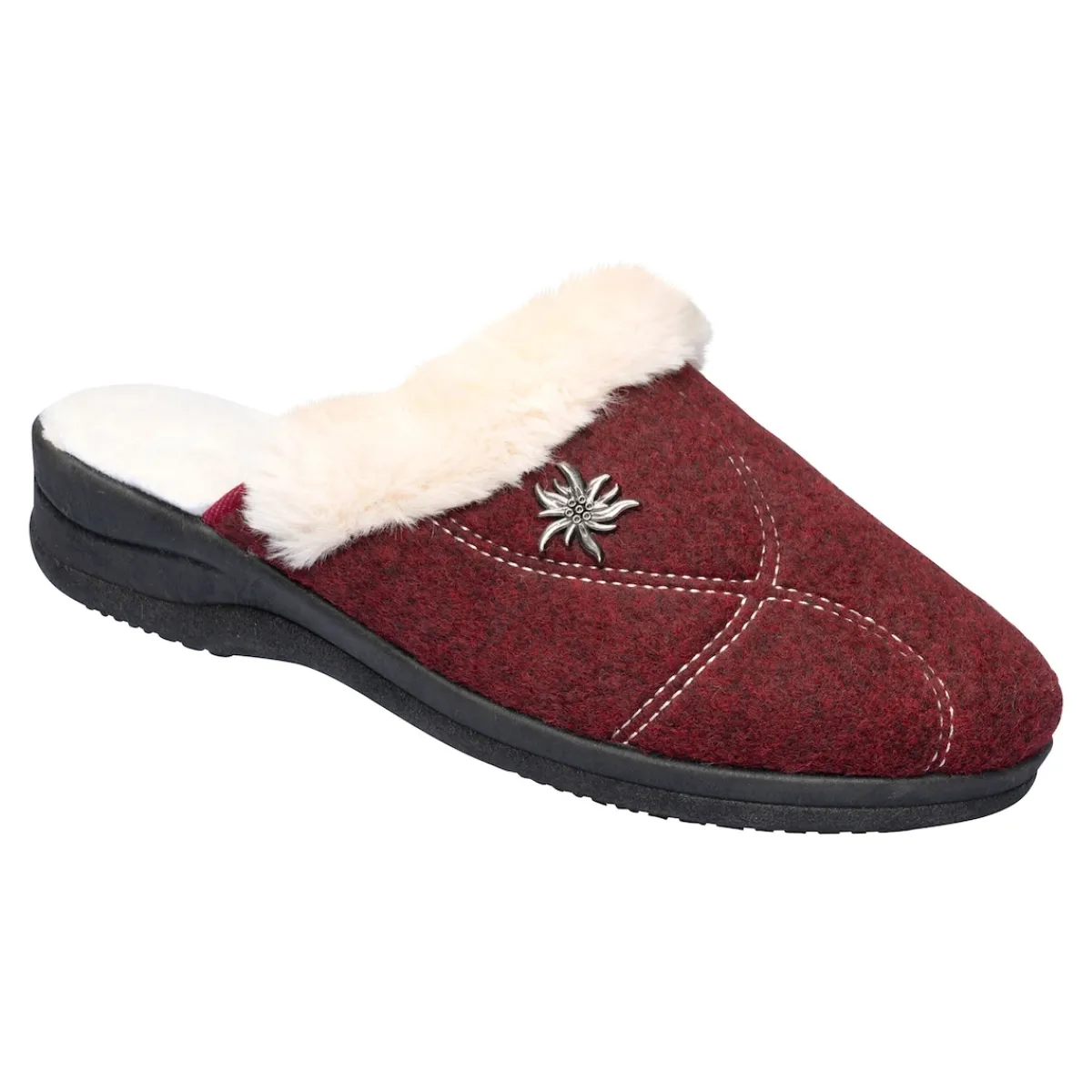 Damen Die moderne Hausfrau Hausschuh "Edelweiß"