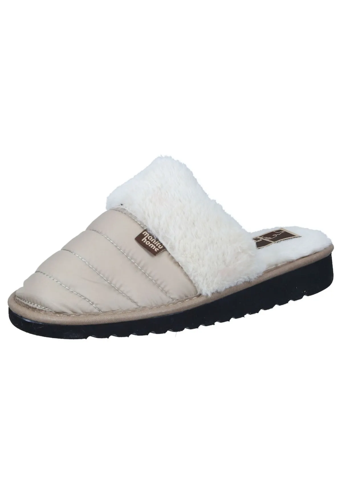 Damen Die moderne Hausfrau Hausschuhe beige