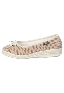 Damen Die moderne Hausfrau Hausschuhe beige