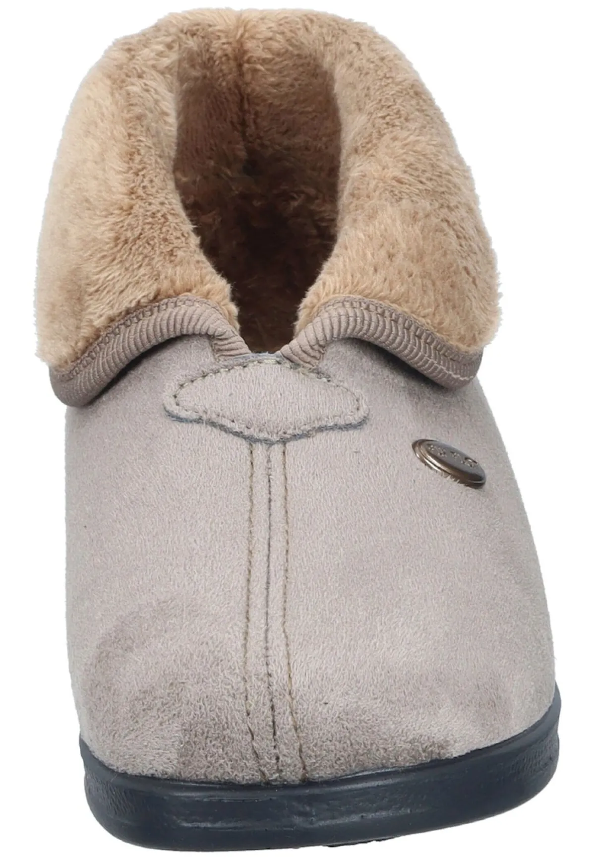 Damen Die moderne Hausfrau Hausschuhe beige