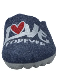 Damen Die moderne Hausfrau Hausschuhe blau