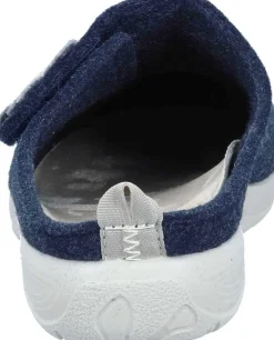 Damen Die moderne Hausfrau Hausschuhe blau