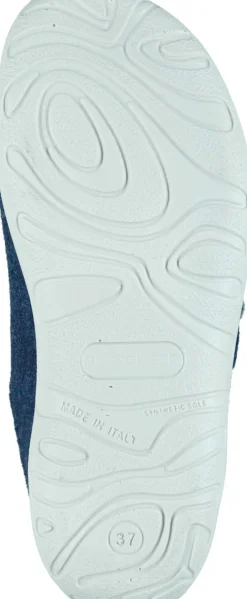 Damen Die moderne Hausfrau Hausschuhe blau